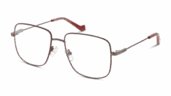 Unofficial UNOM0282 UG0054/17 -Mode-Brillenwinkel original png 8719154453144 angle 03 unofficial unom0282 eyewear burgundy grey